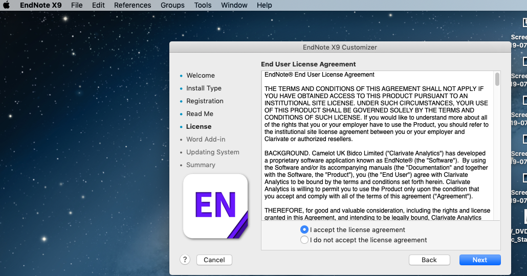 Free version of endnote