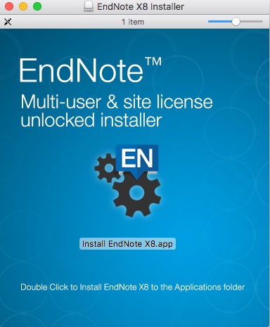 Uninstall Endnote X7 Mac