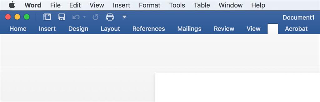 Where Is The File Tab In Word For Mac