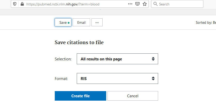 EndNote Importing references from PubMed�s new website