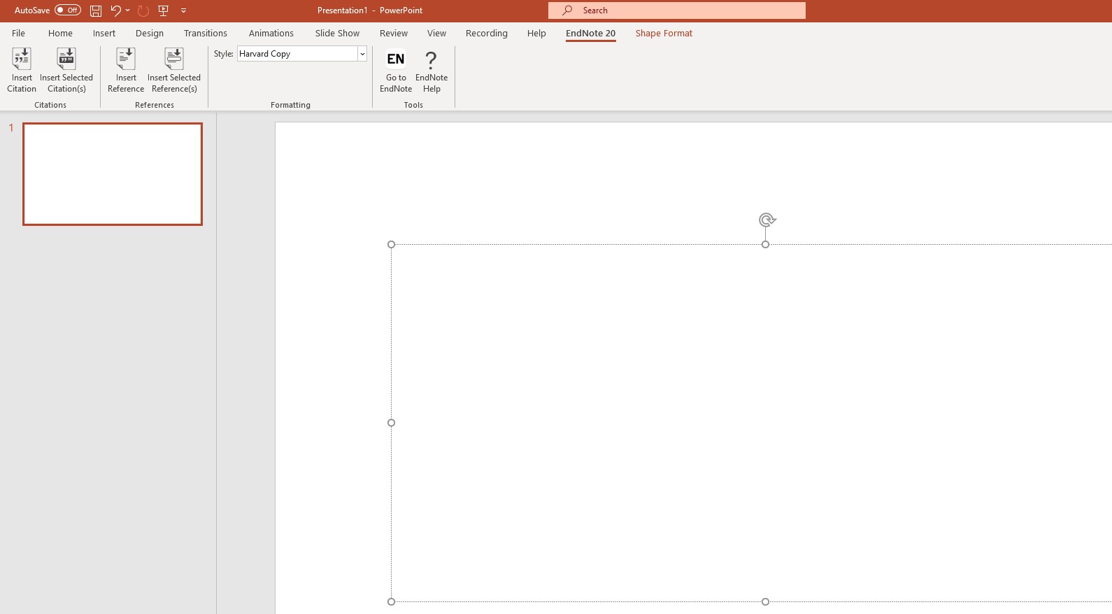 EndNote: Introduces PowerPoint Plug-in (EndNote X7 and later for