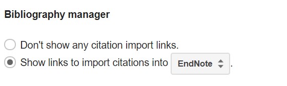 endnote importing from google scholar