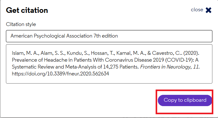 EndNote Click How do I change the citation format in