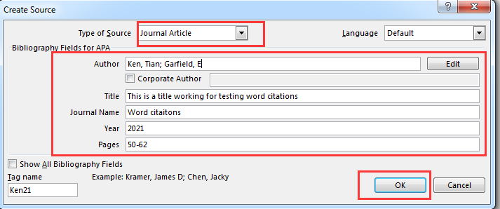 EndNote: Word插件中的Export Word Master List功能介绍