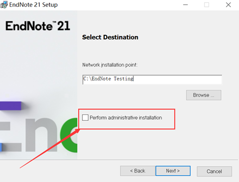 EndNote: 机构版EndNote安装操作指南-21版本-仅供管理员使用