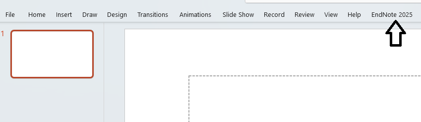 EndNote: Introduces PowerPoint Plug-in (EndNote X7 and later for Windows)